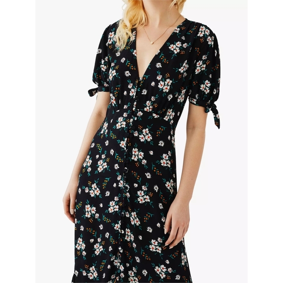 GHOST Maddy Floral Midi Romantic Dress - Picture 2 of 12